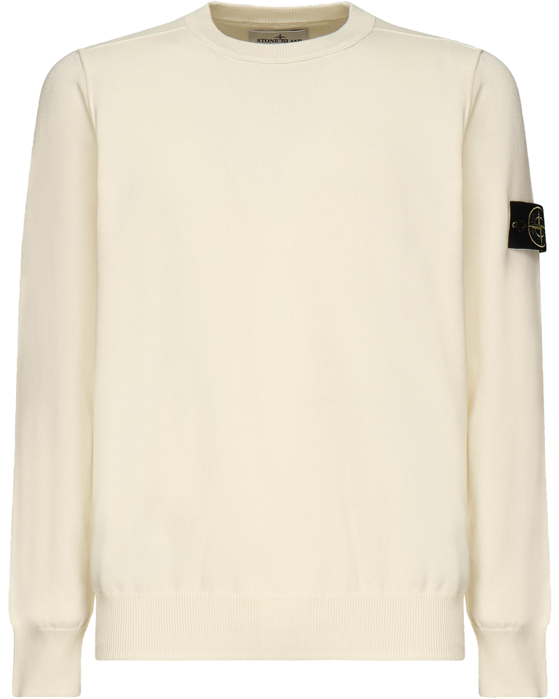 Maglione Girocollo Con Cuciture Overlock E Costine Stone island оригінал – Купити в Україні