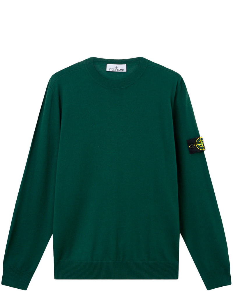 Crew-Neck Sweater With Raised Stitching Stone island оригінал – Купити в Україні