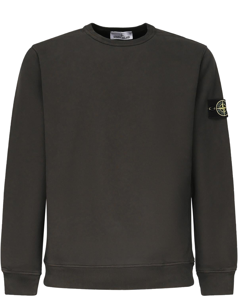 Оригінальна Felpa Girocollo Con Logo Stone island
