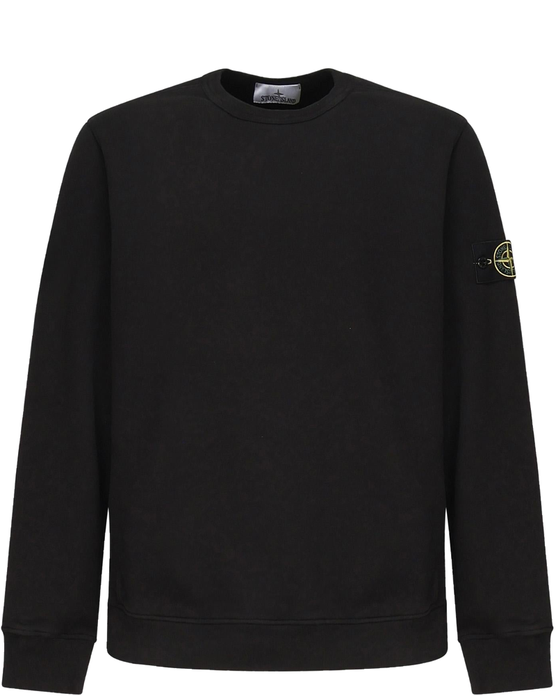 Оригінальна Felpa Girocollo Con Logo Stone island