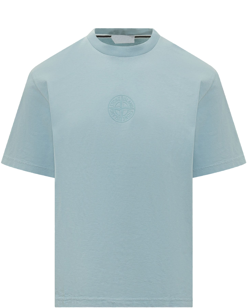 Оригінальна T-Shirt With Embossed Logo Stone island