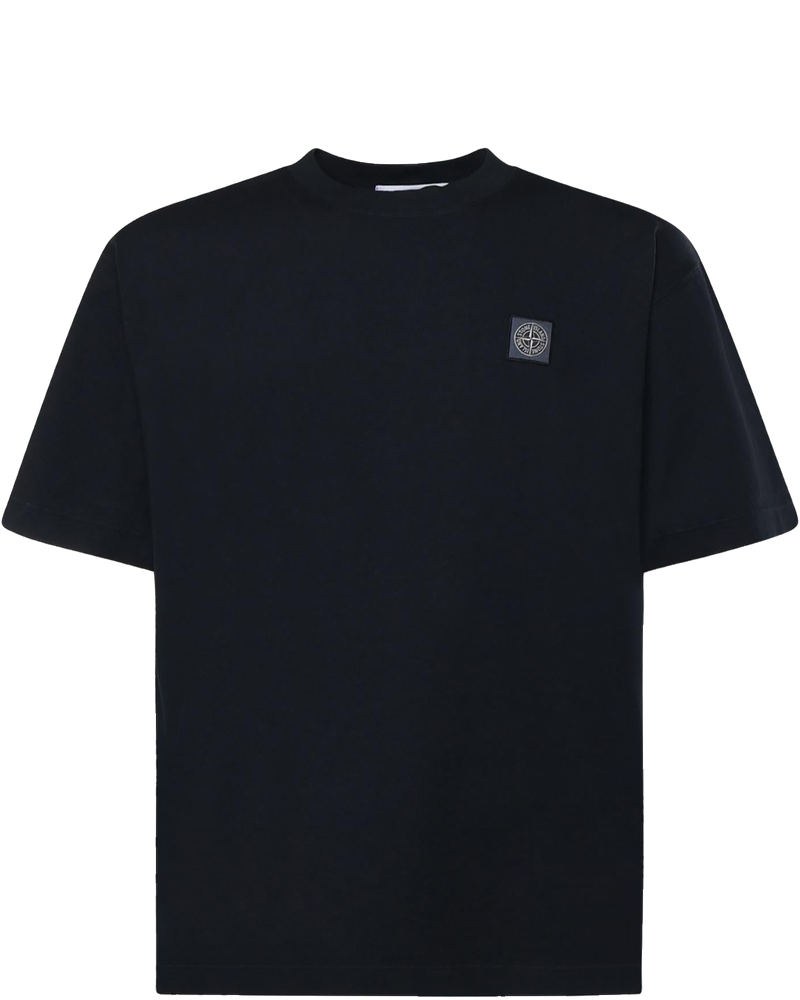 Оригінальна T-Shirt Con Patch Compass In Jersey DI Cotone Stone island