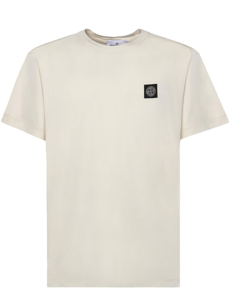 Оригінальна T-Shirt Con Patch Compass In Jersey DI Cotone Stone island