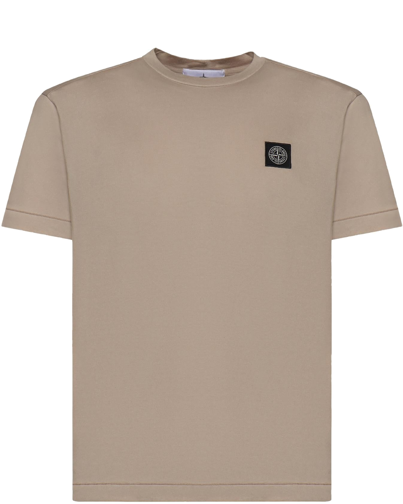 Оригінальна T-Shirt Con Patch Compass In Jersey DI Cotone Stone island