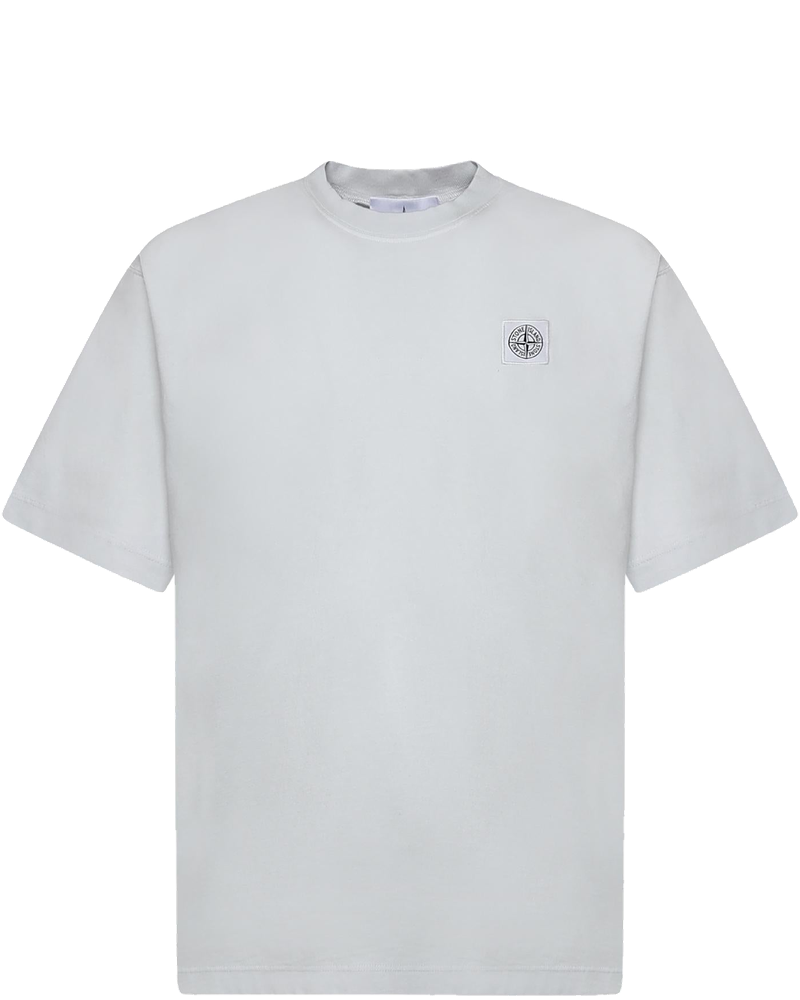 Оригінальна T-Shirt Con Patch Compass In Jersey DI Cotone Stone island