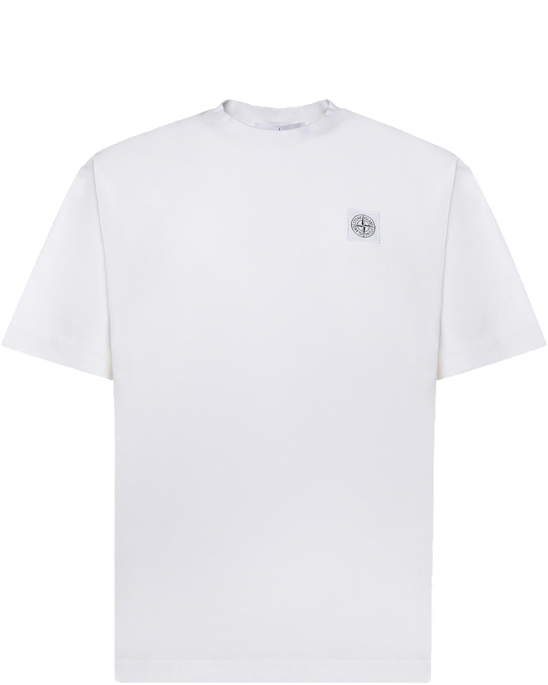 Оригінальна T-Shirt Con Patch Compass In Jersey DI Cotone Stone island