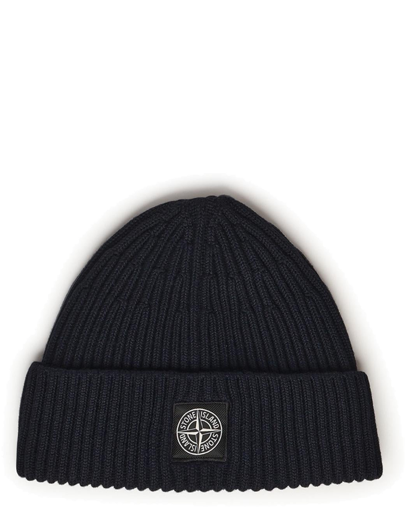 Оригінальна Beanie Con Patch Logo Compass Stone island