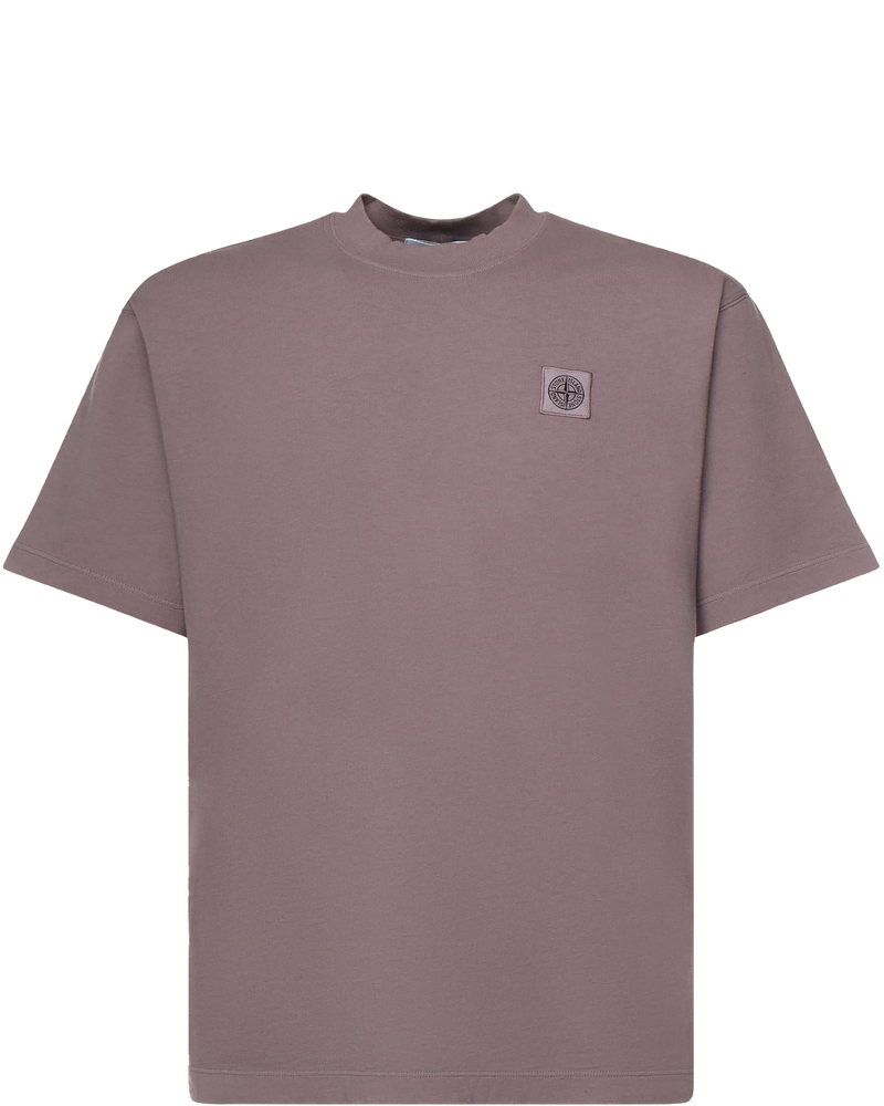 Оригінальна T-Shirt Con Patch Compass In Jersey DI Cotone Stone island