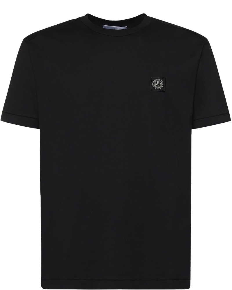 Оригінальна T-Shirt Con Patch Compass In Jersey DI Cotone Stone island