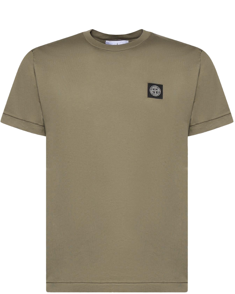 Оригінальна T-Shirt Con Patch Compass In Jersey DI Cotone Stone island