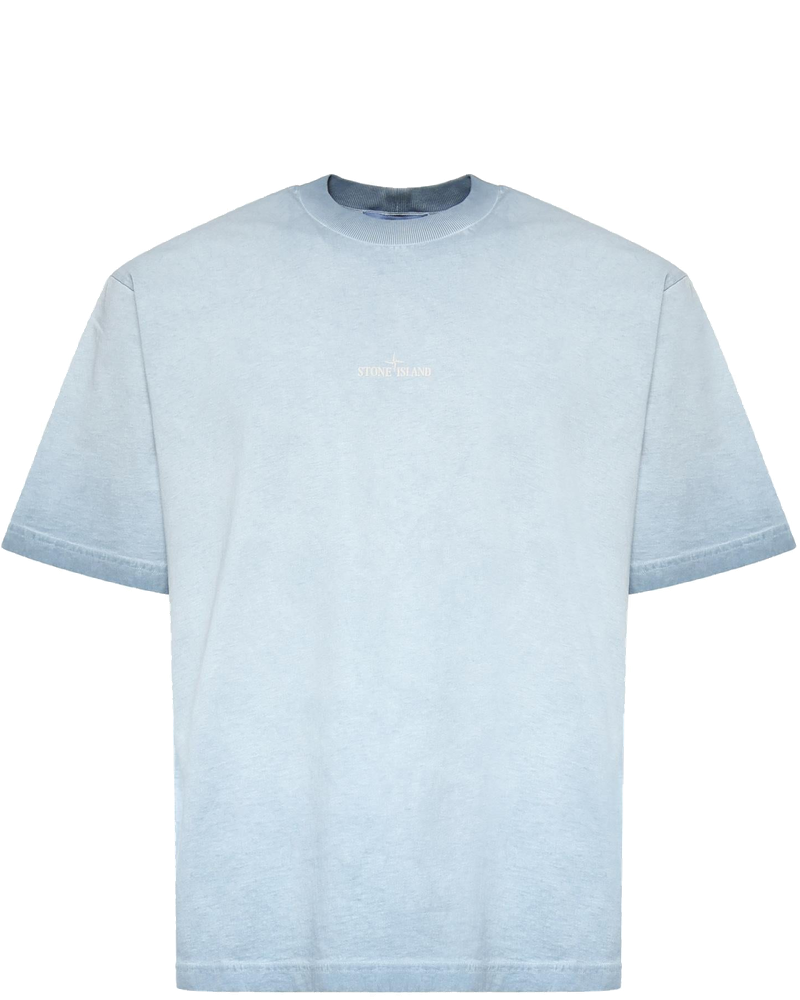 T-Shirt Con Stampa Erosion In Jersey DI Cotone Stone island оригінал – Купити в Україні