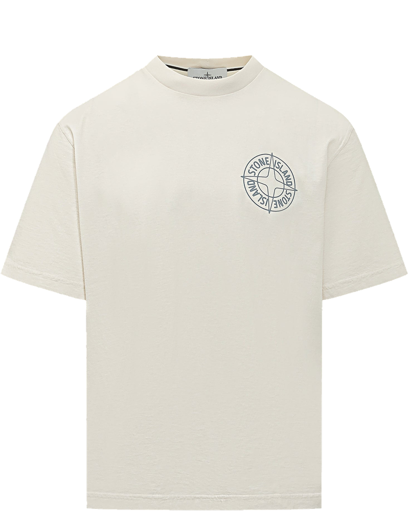 Оригінальна Crew Neck T-Shirt With Graphic Print Stone island