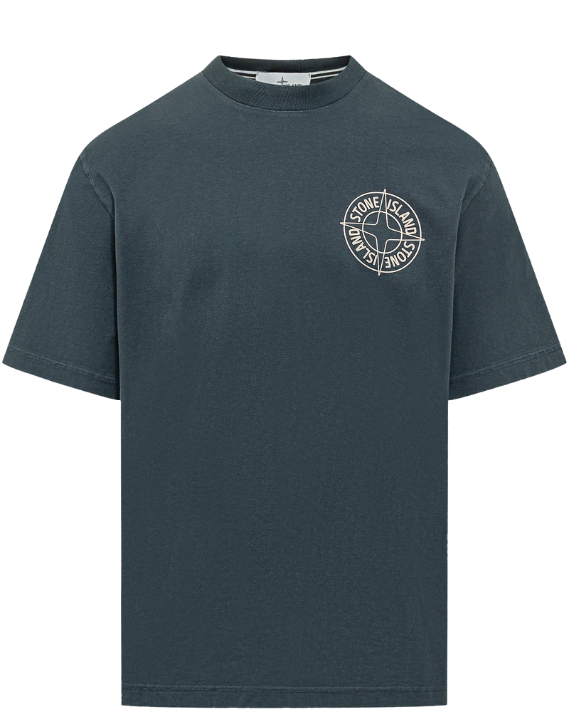 Оригінальна Crew Neck T-Shirt With Graphic Print Stone island