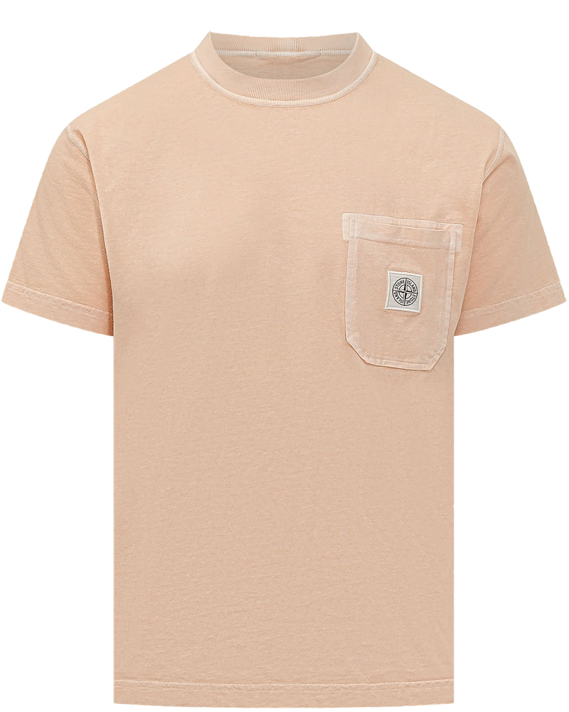 Crew Neck T-Shirt With Chest Pocket Stone island оригінал – Купити в Україні