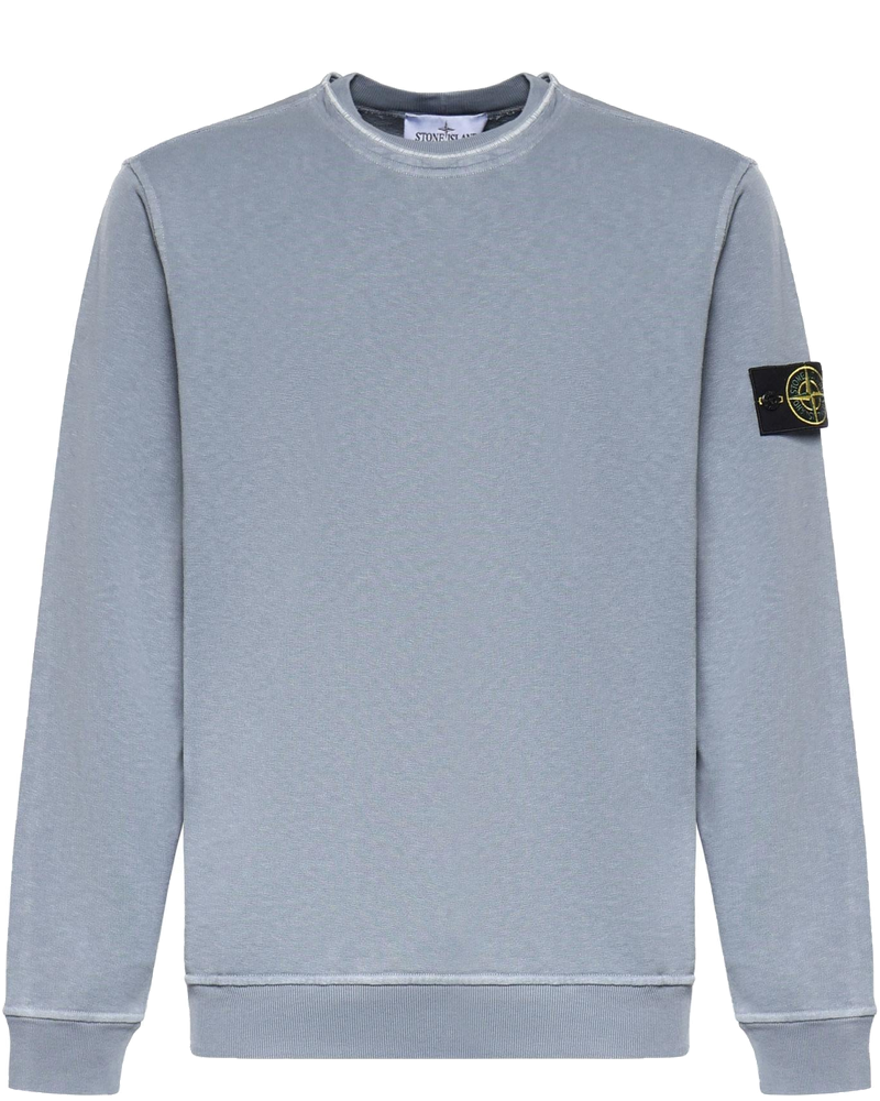 Felpa In Cotone Malfilé Con Logo Stone island оригінал – Купити в Україні