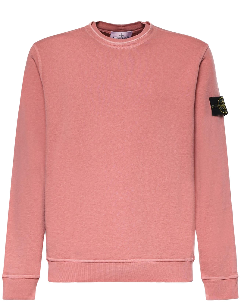 Felpa In Cotone Malfilé Con Logo Stone island оригінал – Купити в Україні