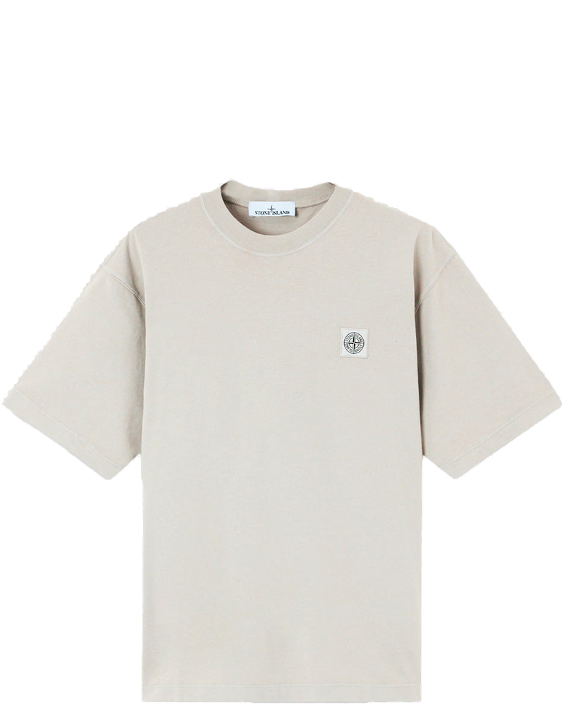 Combed Cotton T-Shirt With Compass Patch Stone island – Гарантія оригінальності