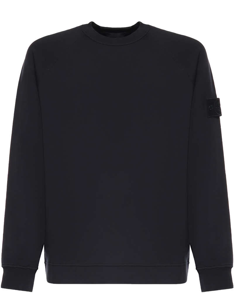 Felpa In Cotone Stretch Con Logo Stone island – Гарантія оригінальності