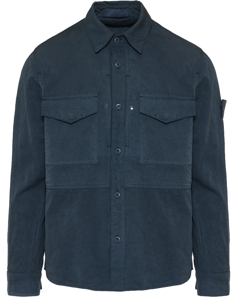 Оригінальна Cotton Linen Canvas Shirt Stone island