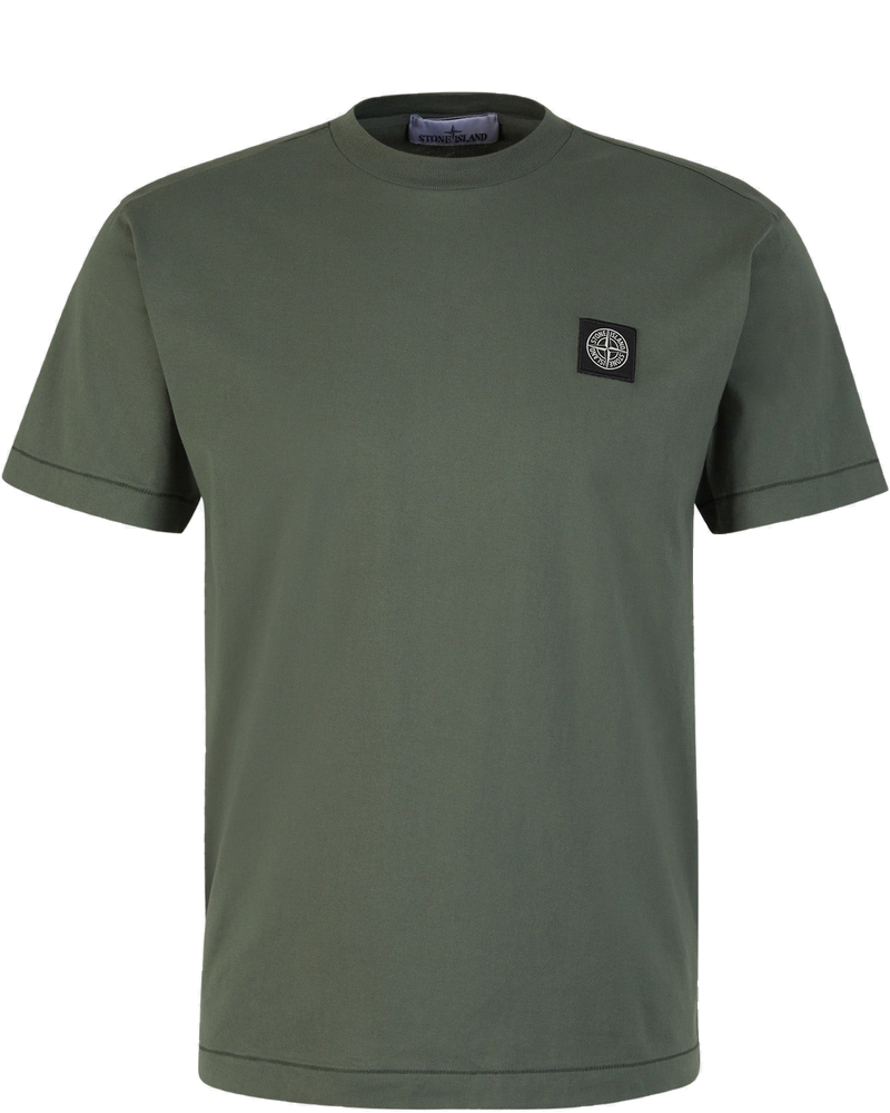 Logo Cotton T-Shirt Stone island оригінал – Купити в Україні