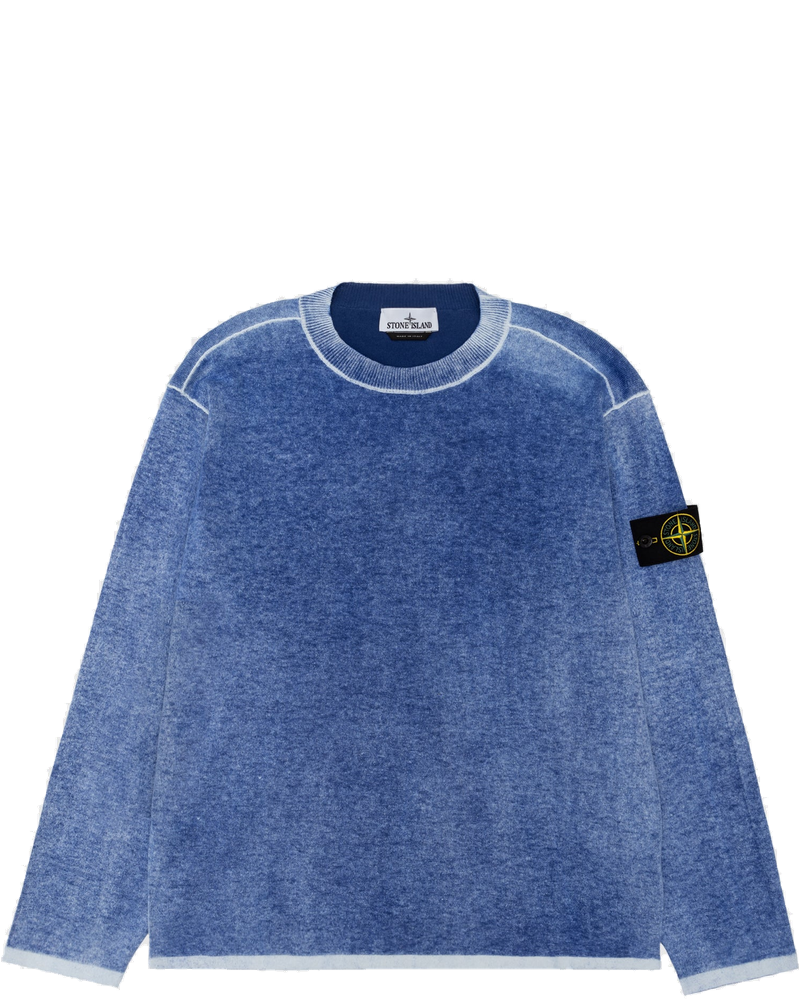 Raw Hand Light Cotton Crewneck Sweater Stone island оригінал – Купити в Україні