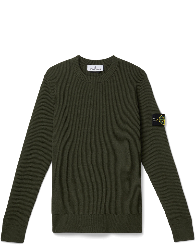 Ribbed Crewneck Sweater Stone island – Гарантія оригінальності