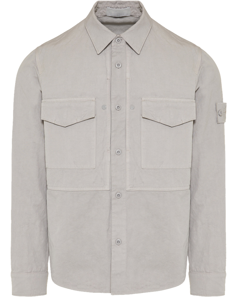 Оригінальна Cotton Linen Canvas Shirt Stone island
