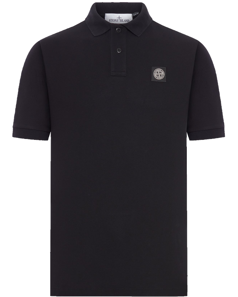 Cotton Polo With Logo Patch Stone island – Гарантія оригінальності