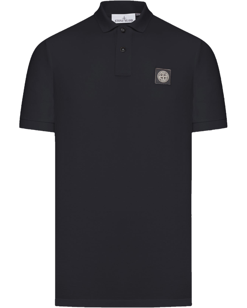 Cotton Polo With Logo Patch Stone island – Гарантія оригінальності