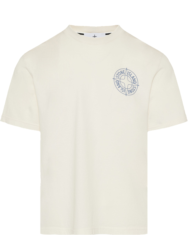 Regular Fit T Shirt With Outline Compass Print Stone island оригінал – Купити в Україні