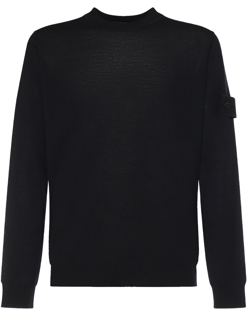 Maglione Girocollo In Lana Con Logo Stone island – Гарантія оригінальності