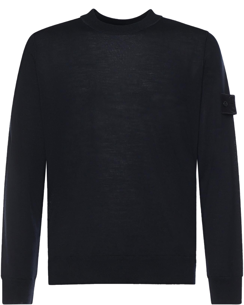 Maglione Girocollo In Lana Con Logo Stone island – Гарантія оригінальності