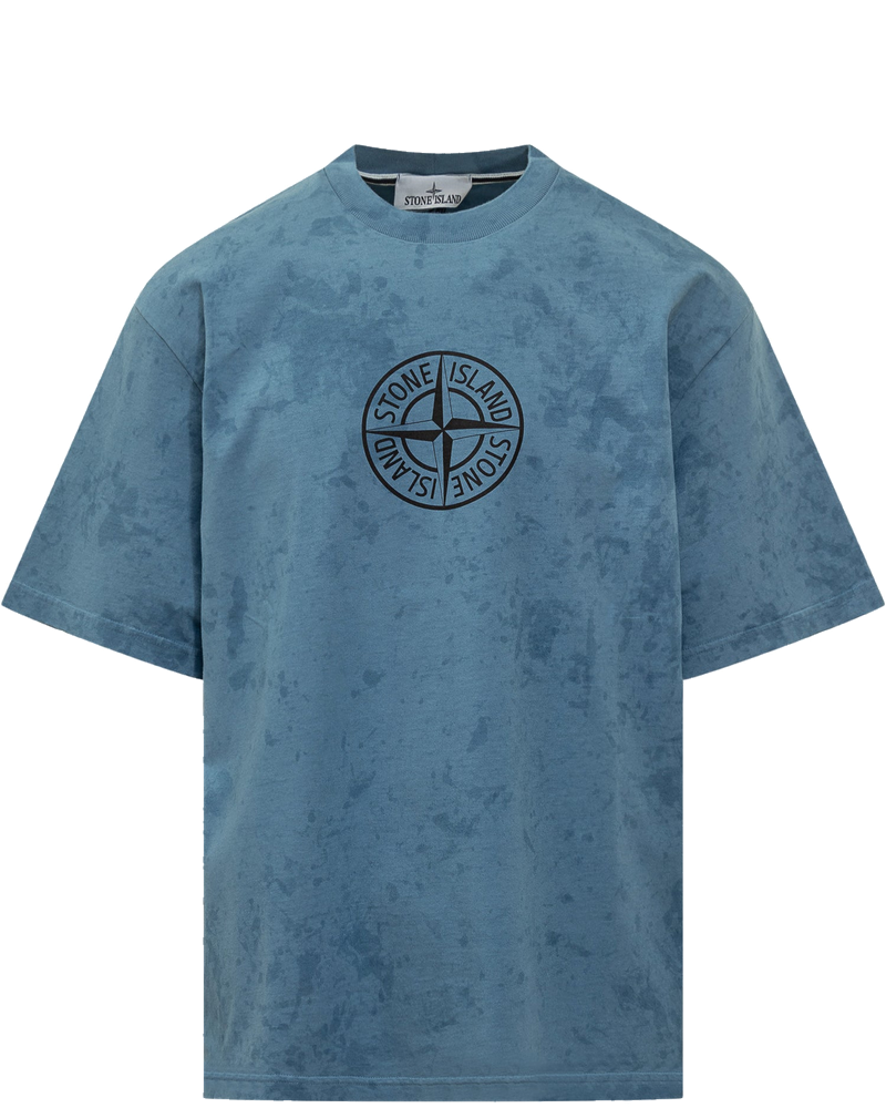 Logo T Shirt Azure Stone island – Гарантія оригінальності