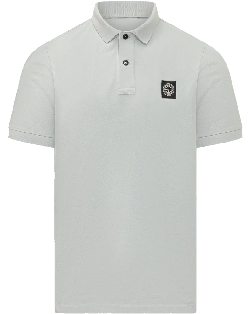 Short Sleeve Polo With Chest Patch And Buttons Stone island – Гарантія оригінальності