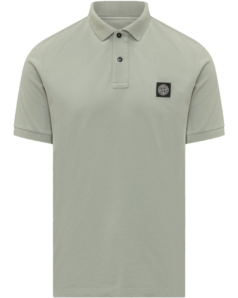 Short Sleeve Polo With Chest Patch And Buttons Stone island – Гарантія оригінальності