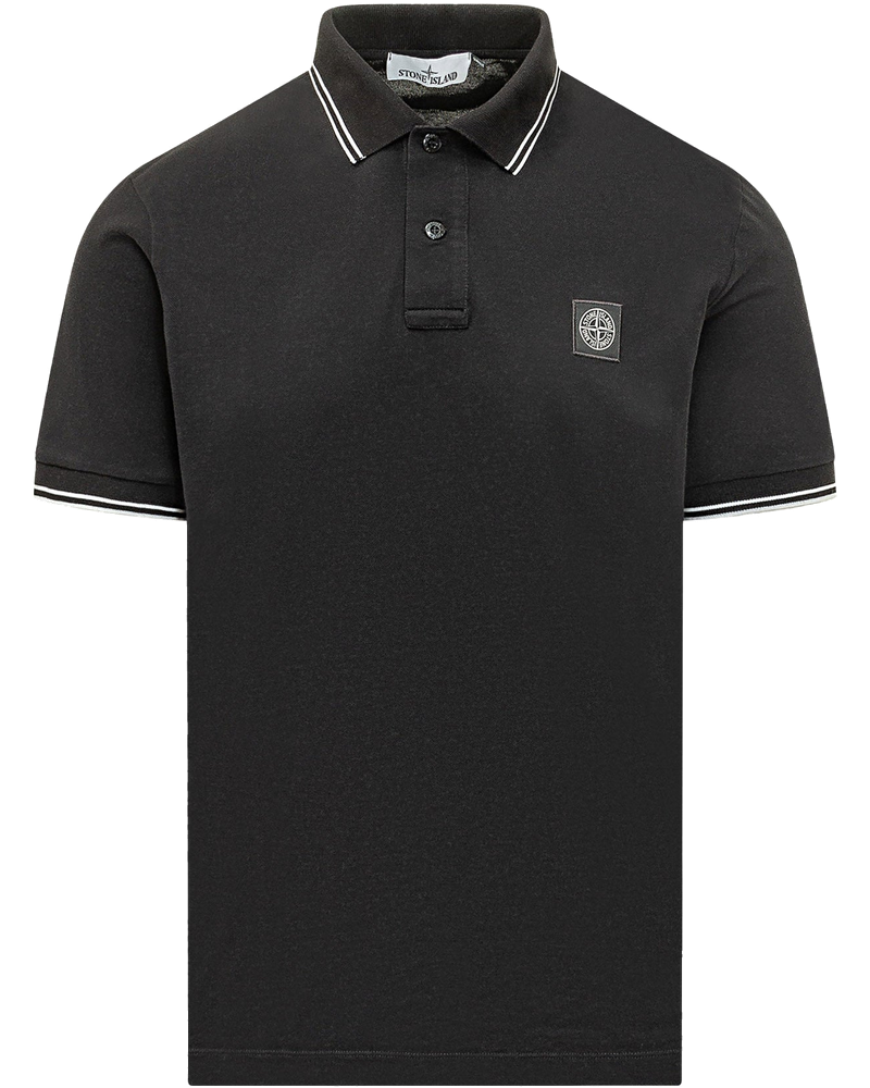 Short Sleeve Polo Shirt With Contrast Details Stone island оригінал – Купити в Україні