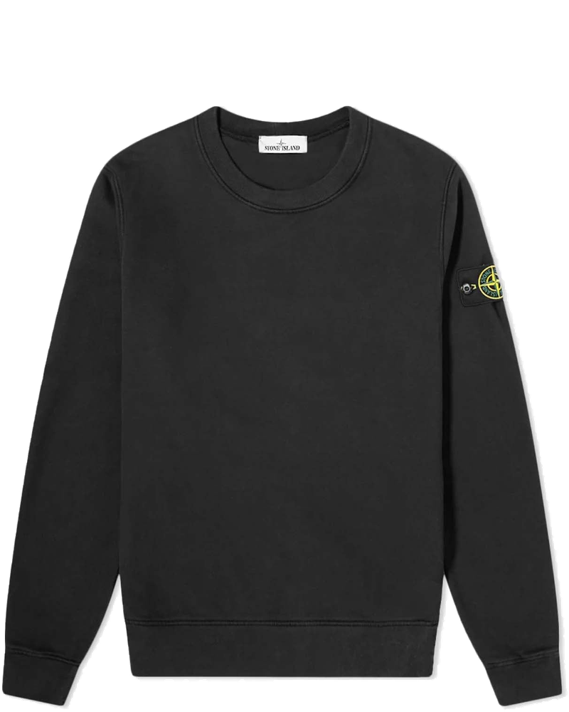 Mens Sweat Shirt Black Stone island оригінал – Купити в Україні