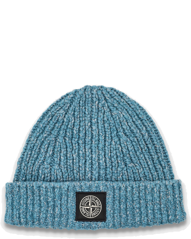 Mouliné Wool Beanie With Compass Logo Stone island – Гарантія оригінальності