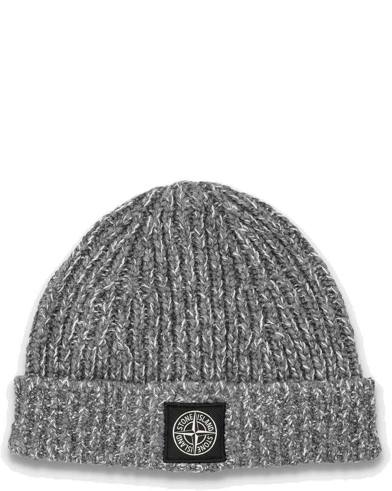 Mouliné Wool Beanie With Compass Logo Stone island – Гарантія оригінальності
