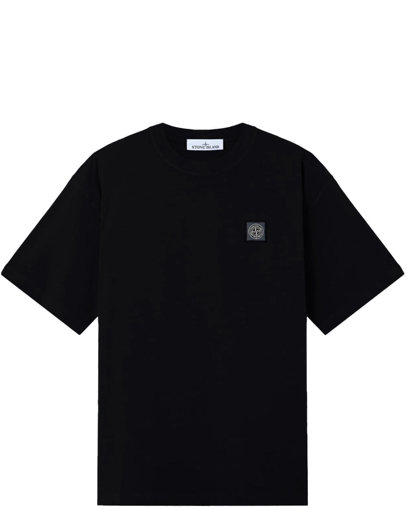 Black Short Sleeve T-Shirt With Compass Patch Stone island оригінал – Купити в Україні