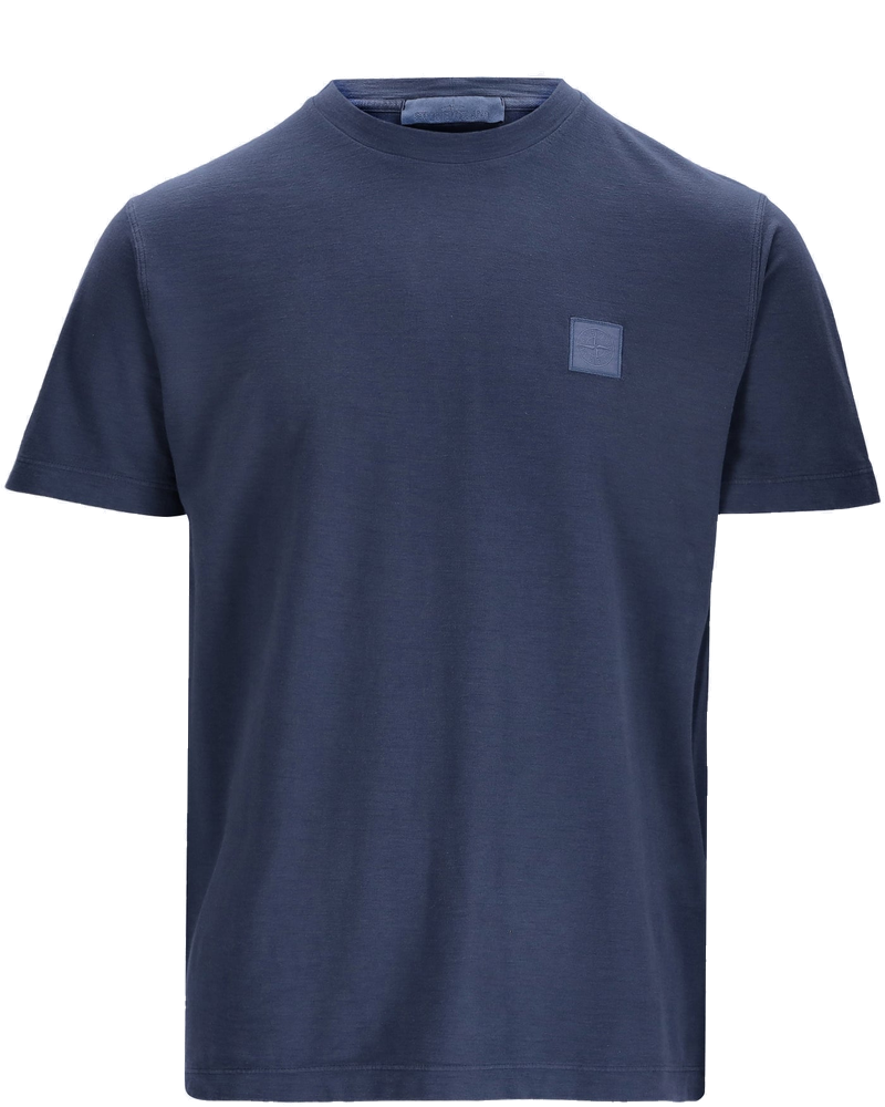 Organic Cotton Jersey Crepe Ghost Short Sleeve T-Shirt Stone island оригінал – Купити в Україні