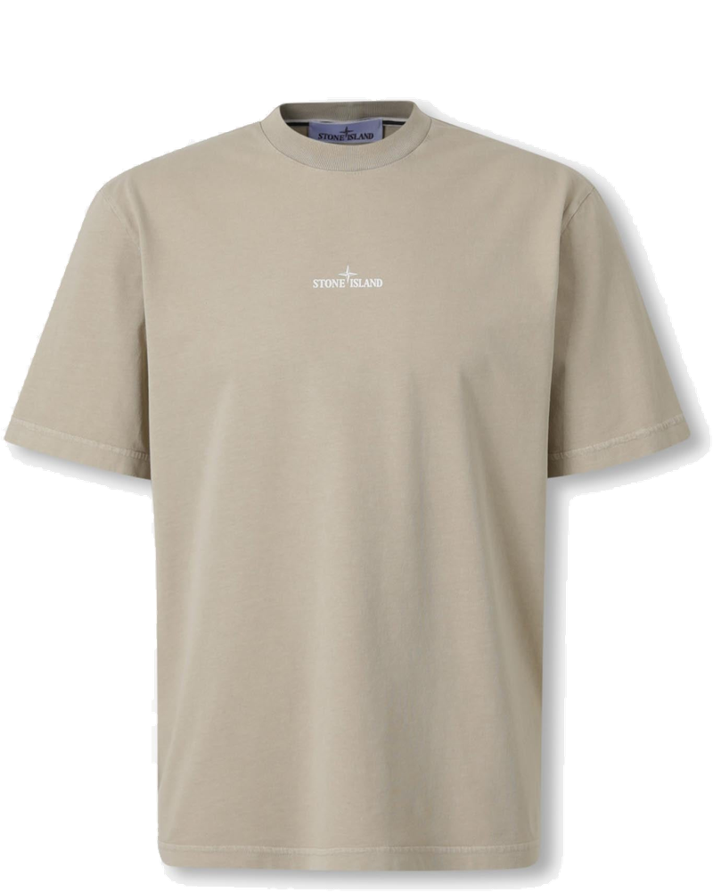 Printed Cotton T-Shirt Stone island – Гарантія оригінальності