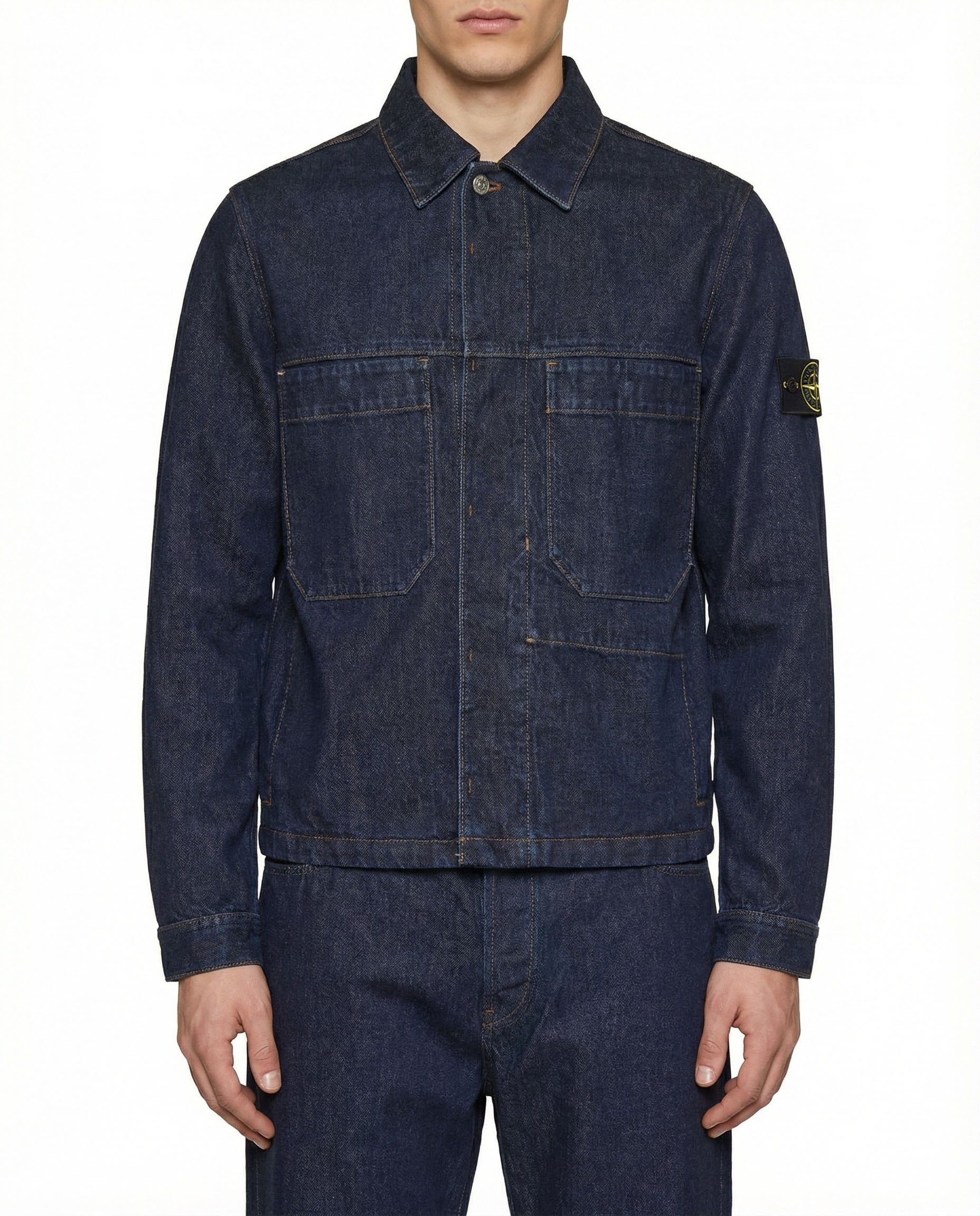 Denim Jacket Stone island – Гарантія оригінальності – вид ззаду