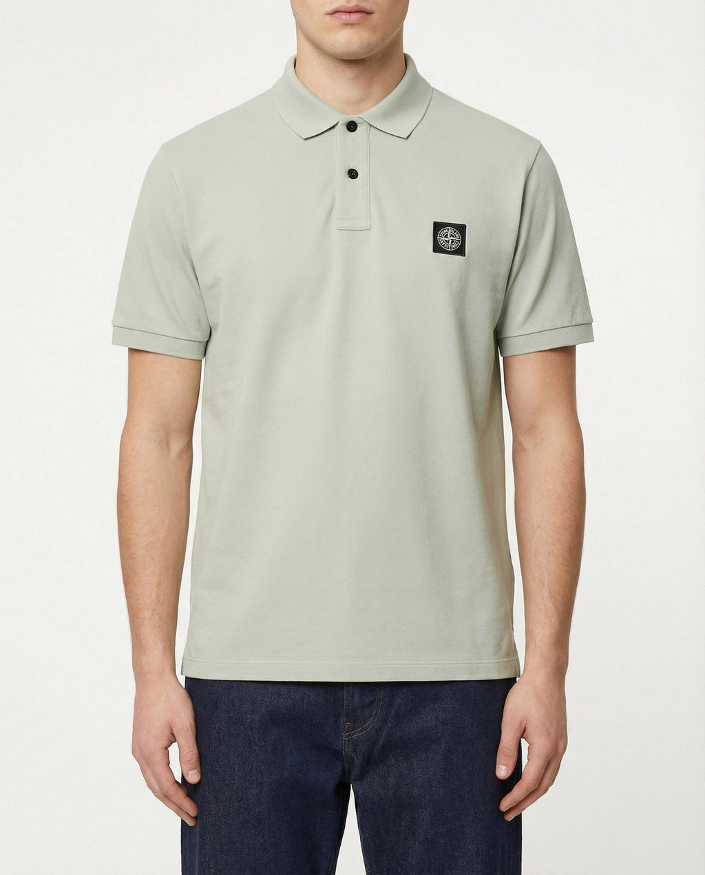 Оригінальна Logo Patch Polo Shirt Stone island – вид ззаду
