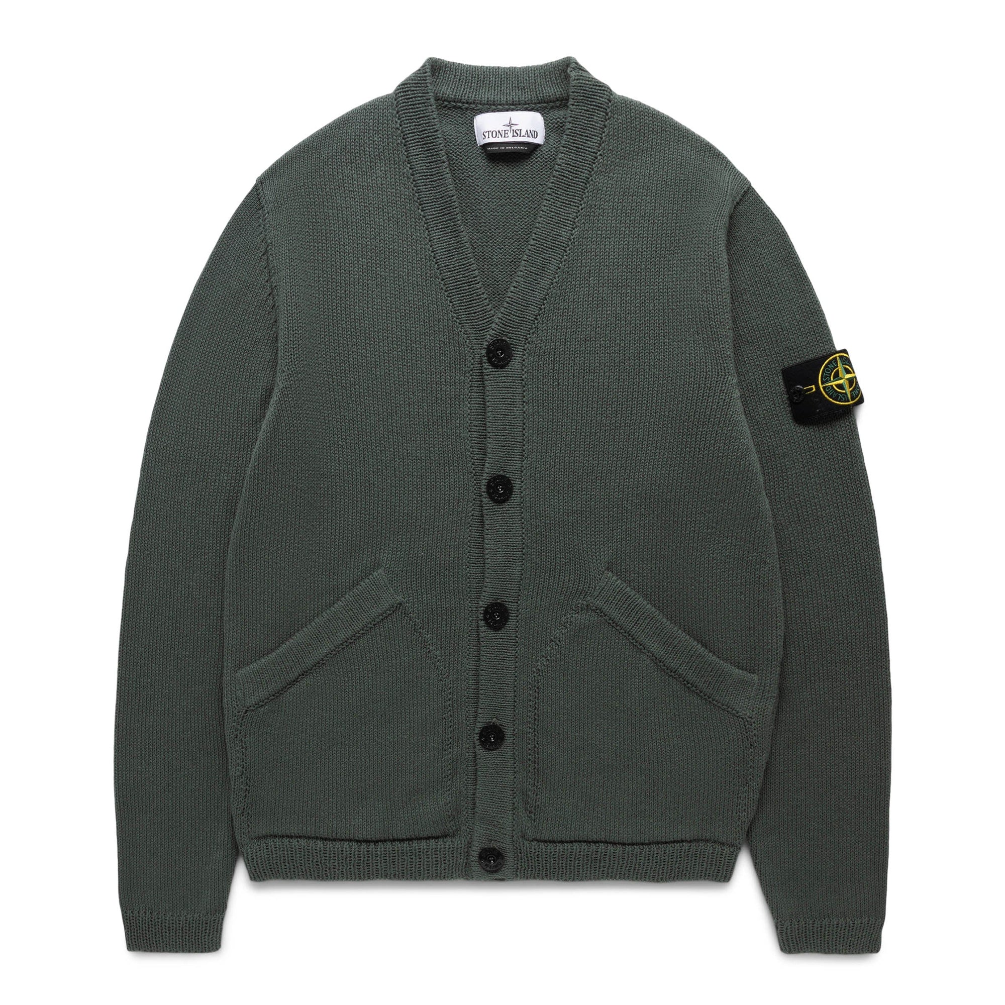 Оригінальна Patch Cardigan 8015527d3 Stone island – боковий вид - STONE ISLAND