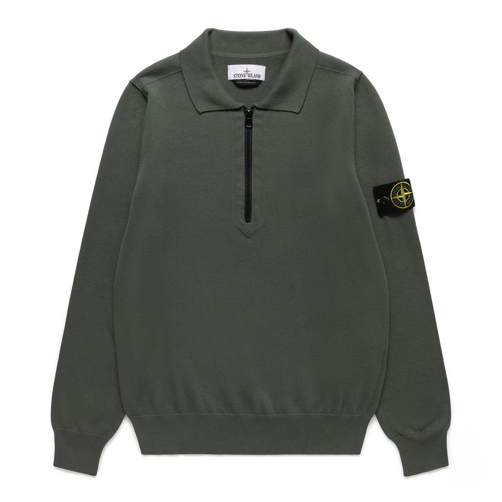 Half-Zip Knit Polo 8015543b2 Stone island – Гарантія оригінальності – боковий вид