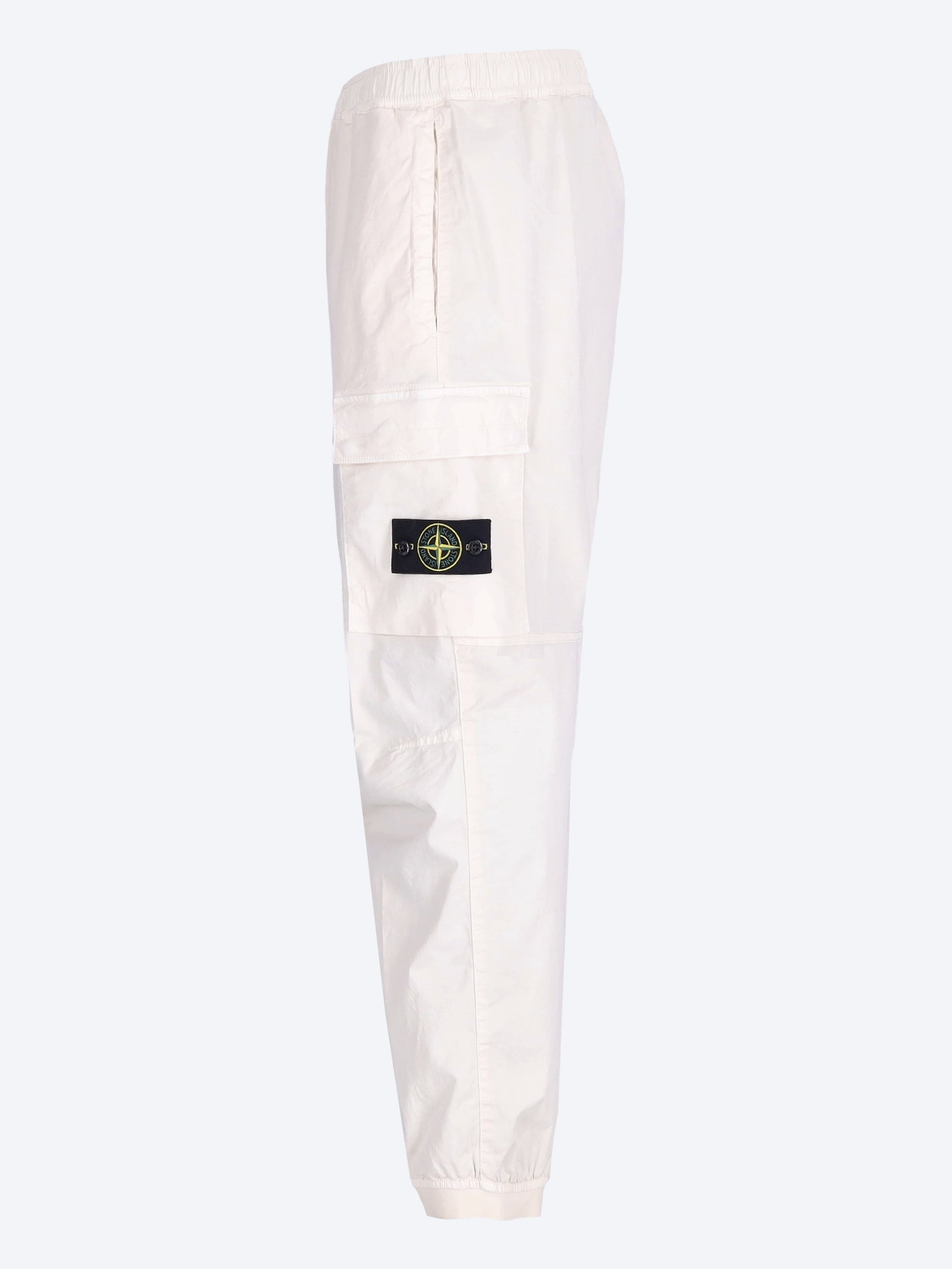Stretch Organic Cotton Twill Pants Stone island оригінал – Купити в Україні – вид ззаду
