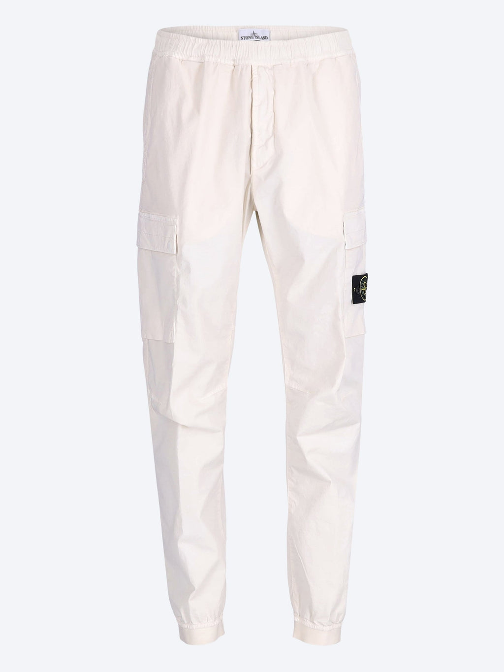 Stretch Organic Cotton Twill Pants Stone island оригінал – Купити в Україні – боковий вид
