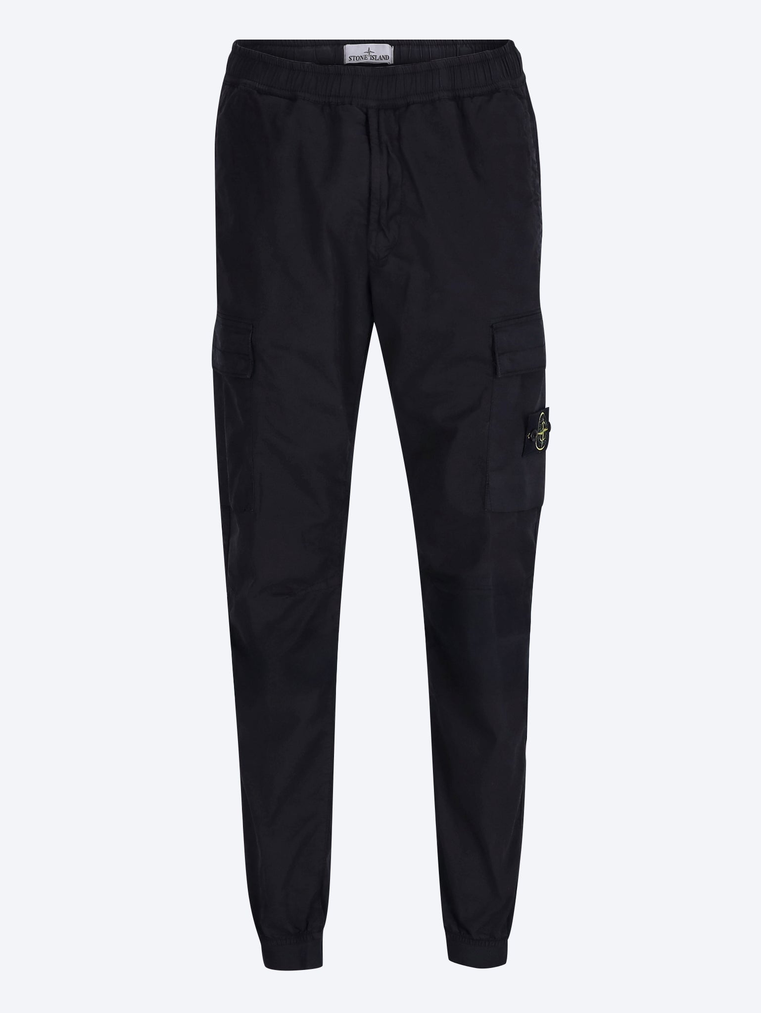 Stretch Organic Cotton Twill Pants Stone island оригінал – Купити в Україні – боковий вид