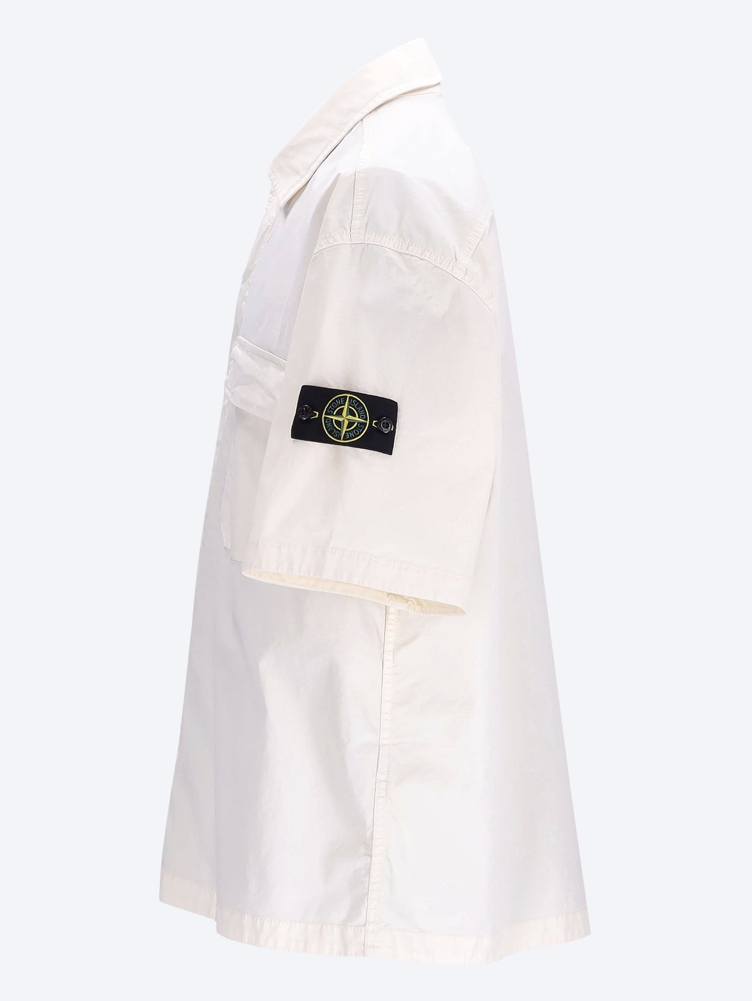 Stretch Organic Cotton Twill Shirt Stone island – Гарантія оригінальності – вид ззаду